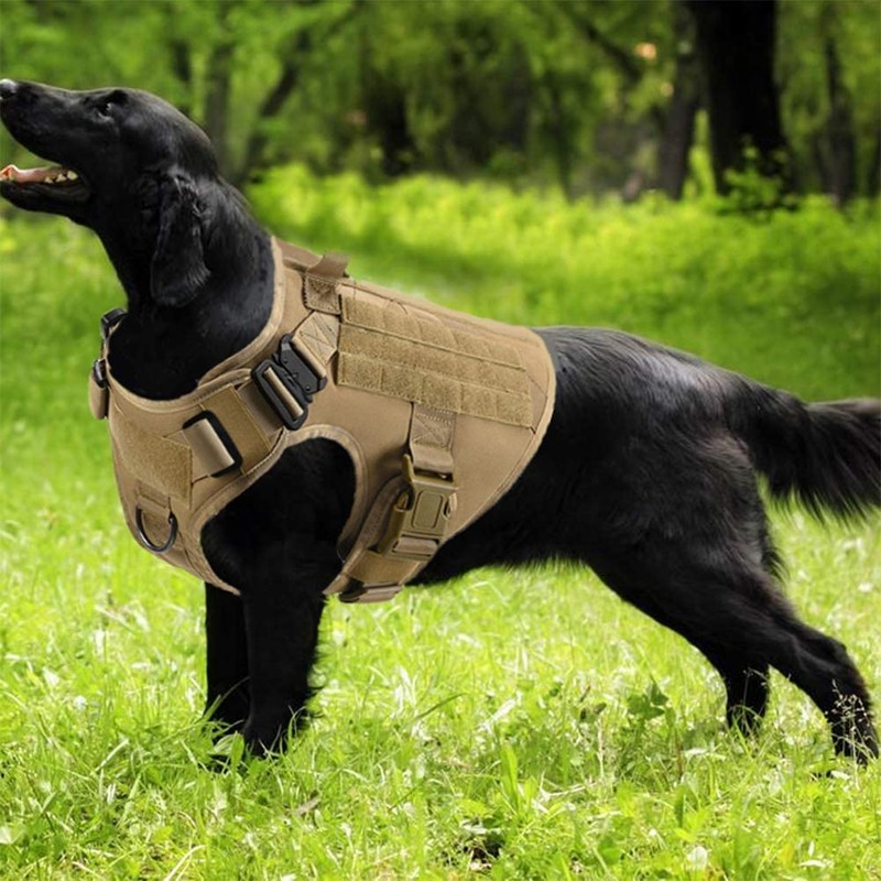 FEimaX Tactical Dog Harness for Military Patrol Working Dog No