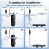 fishkeeper Aquarium Heater, 500W Submersible Fish Tank Heater with Induction