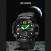 SKMEI 1965 Men Watch Professional 30M Water Resistant Double Display