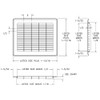 Imperial RG0630 Heavy Gauge Floor Return Air Grille, 10 x