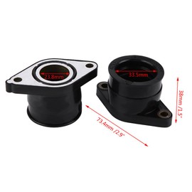 1987 for Xt 350 Carb Boot, 42U-13596-01-00 2PCS Carburetor Carb Intake Manifold Boot for 1986-1987 for XT350 1985-2000