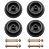 Mower Anti Scalp Deck Wheel Kit Set of 4 Compatible