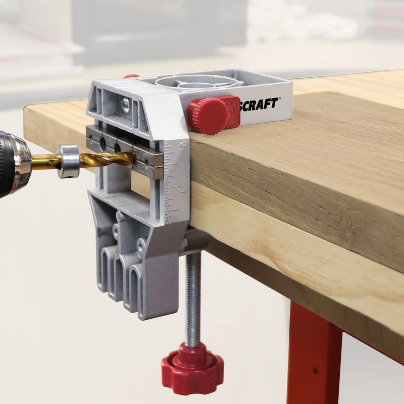 Milescraft 1334 Joint Master – Self-Clamping Aluminum Doweling Jig. Creates