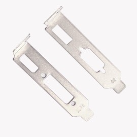 ECKDZMY Low Profile/Half Height Bracket for DP/HDMI + VGA and HDMI+ DVI ATI Nvidia Video Graphics Card