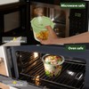 3Cup/23oz Glass Meal Prep Containers with Vented Lids Food Storage,