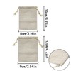 HAIKING Cotton Linen Drawstring Bag, 20 Pcs Reusable Cotton Muslin