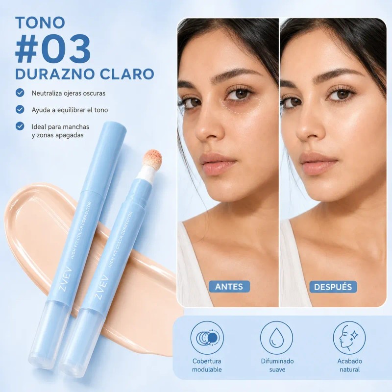 Hidratante Instantáneo Correctores Ojeras Liquido Black Ojer