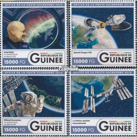 Guinea 12106-12109 (complete. issue) unmounted mint/never hinged ** MNH 2016 International Raumstation (Stamps for collectors) Space