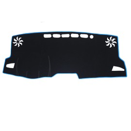 SENSHINE for Toyota Corolla Accessories 2019-2022 2023 2024 2025 Dashboard Cover Center Console Cover Dash Mat Carpet Protector Sunshield Cover Custom Fit, Blue Trim