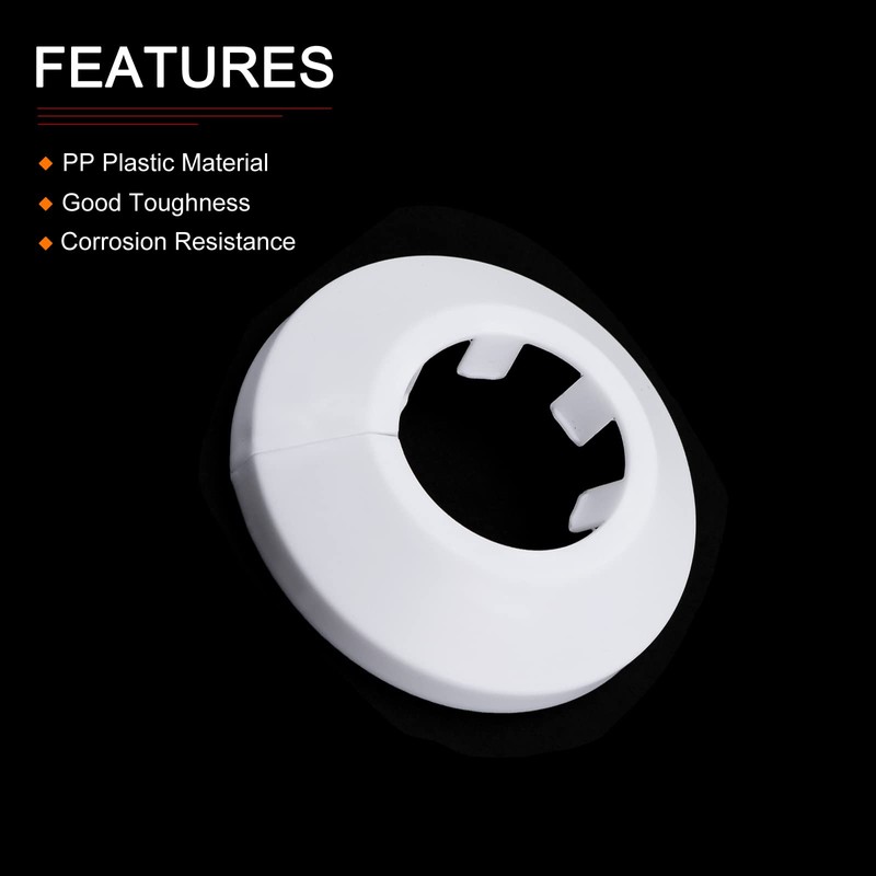 DTGN 55x13mm(DxT) Pipe Cover Decoration - 4Pack - Good for