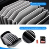 JJC Water Resistant Camera Lens Filter Bag for 10 Round