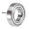 sourcing map S6901ZZ Deep Groove Ball Bearings 12mm x 24mm