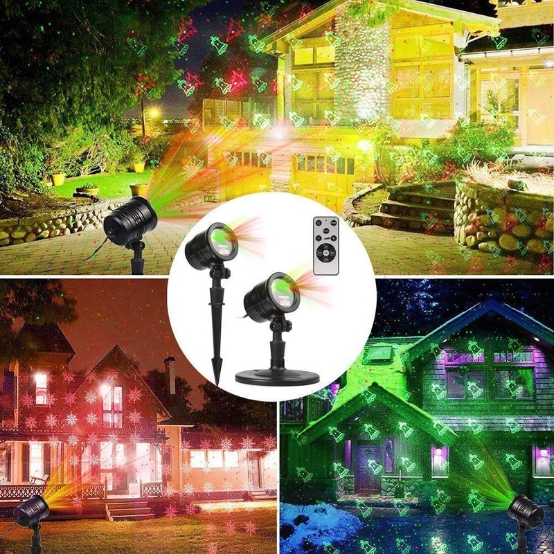 Christmas Laser Lights, Projector Lights Landscape Spotlight Red and Green