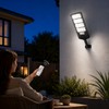 Solar Motion Sensor Wall Light for Outdoor Use – Cordless