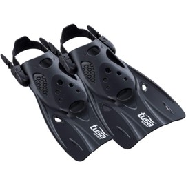 TUSA Snorkel Fins Large, Black