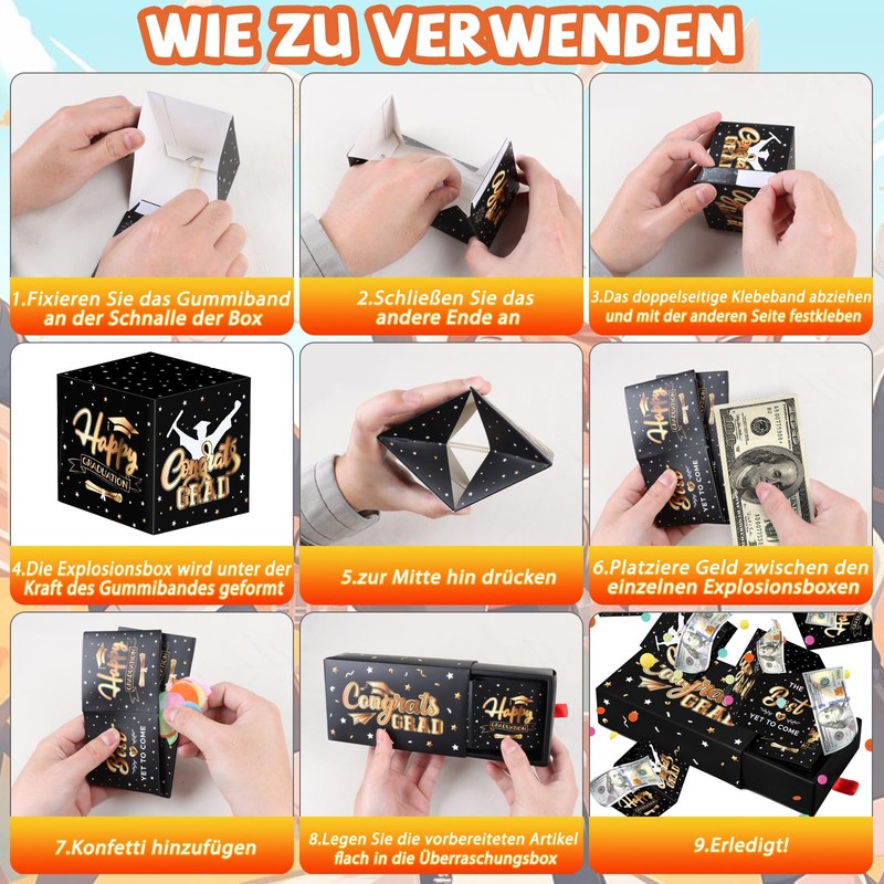 Giftota Graduation Gift Box - Black