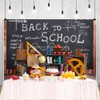 ChloropLastid 8x6ft Back to School Backdrop Math Class Blackboard Bookshelf
