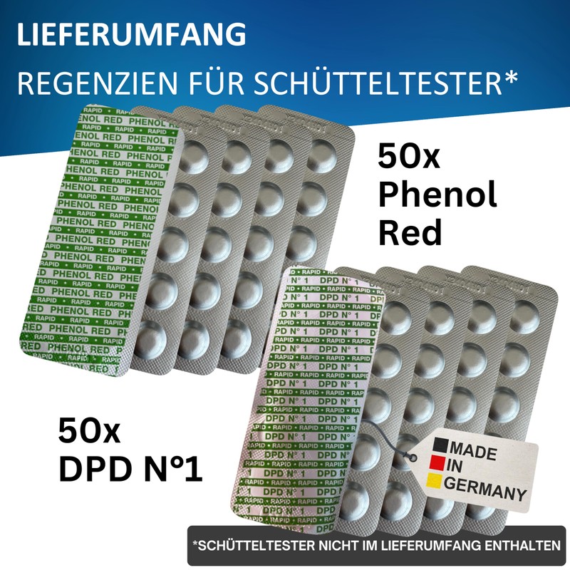 ALPHFA 100 Rapid Test Tablets for Shake Testers - 50x