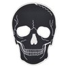 Large Skull Back Patch Black - 15.3 x 20.8 cm