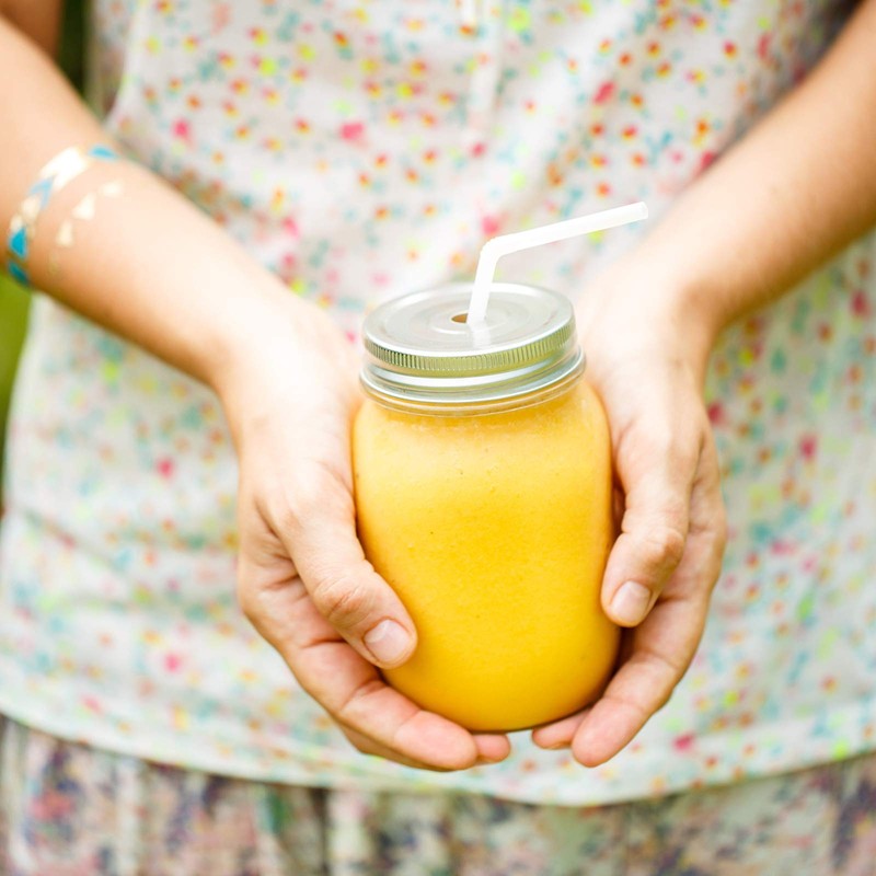 ALINK 500-Pack White Flexible Plastic Drinking Straws, Solid White Disposable