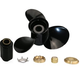 Boatman 12 3/4x21 Aluminum Outboard Propeller fit Mercury Engine 40/50/70/75/80/90/100/115/125/140 HP,15 Spline Tooth,RH