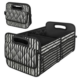Deosk Car Trunk Organizer for SUVs, Cars and Trucks with 6 Big Pockets, Waterproof Polyester Storage Box