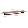 TEDIDUWA Clothes Rack 42in, Wall Mounted Garment Rack with Real