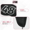 Golf Wedge Cover Magnetic Club Head Cover Set 7pcs(48,50,52,54,56,58,60) Black