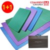 1+1 Commando Medium Camping Mat (200x140cm) Camping Mat + Double Bag Purple 6ea