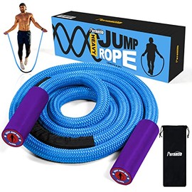 Weighted Jump Ropes with 360 Degree Rotation Handle.1 Inch 2.7LB/3LB Heavy Jump Rope for Men and Women,Jump Ropes for Fitness