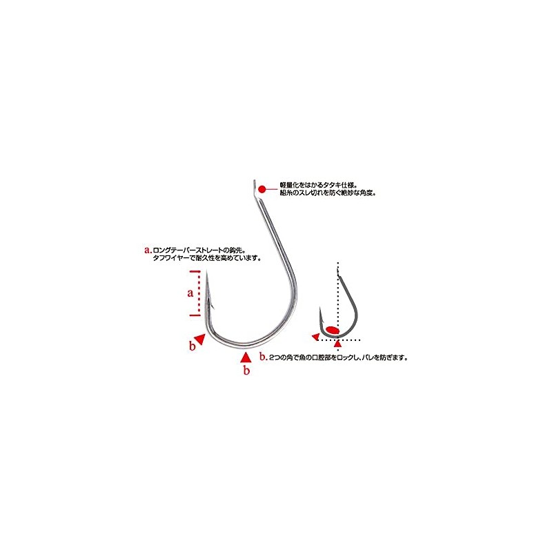 Owner JF-22 Single Hook, Jigger Light, Quick Hanging, No. 5/0,