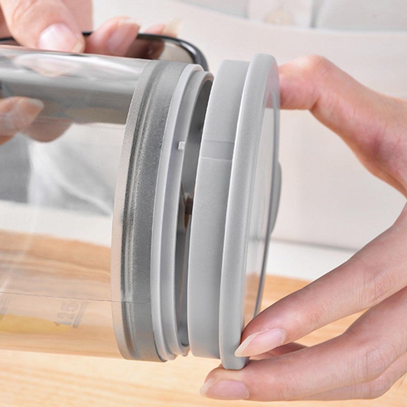 Locadence Flour Sifter, Hand Press Double Layer Handheld Flour Strainer