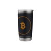 Crypto Minimalist Blockchain Design Stainless Steel Insulated Tumbler