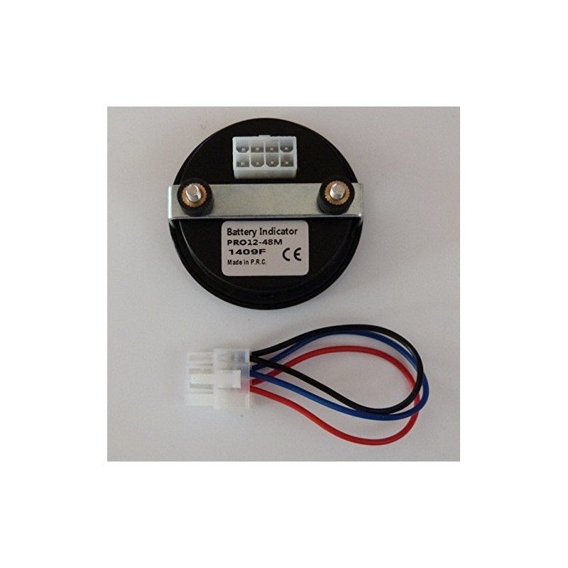 PRO12-48M ProPower's 48 Volt Battery Indicator, Meter for Golf Cart