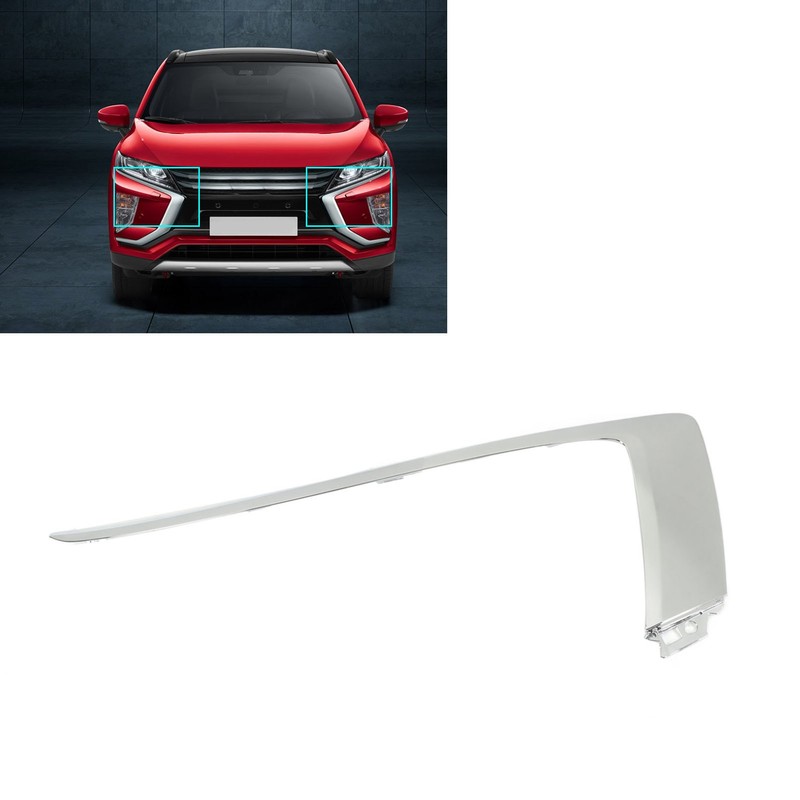 Front Bumper Upper Chrome Trim Stylish Replacement for Mitsubishi Eclipse