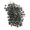 SING F LTD 100x Silver 10x10mm Double Cap Tubular Rivets