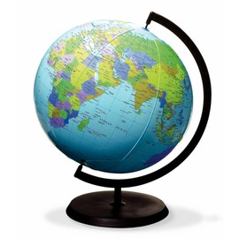 ETA hand2mind Inflatable World Globe with Stand