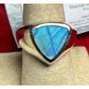 Natural Creations mens sterling silver ring Size 11 Labradorite