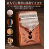 Moon River Kalimba 17-Key Tuned Scale Engraved Pre-Tuned Thumb Piano