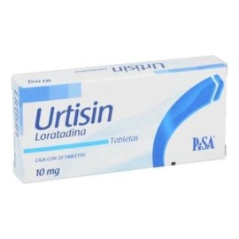 Urtisin Tabletas 10 Mg, 20 Tabletas