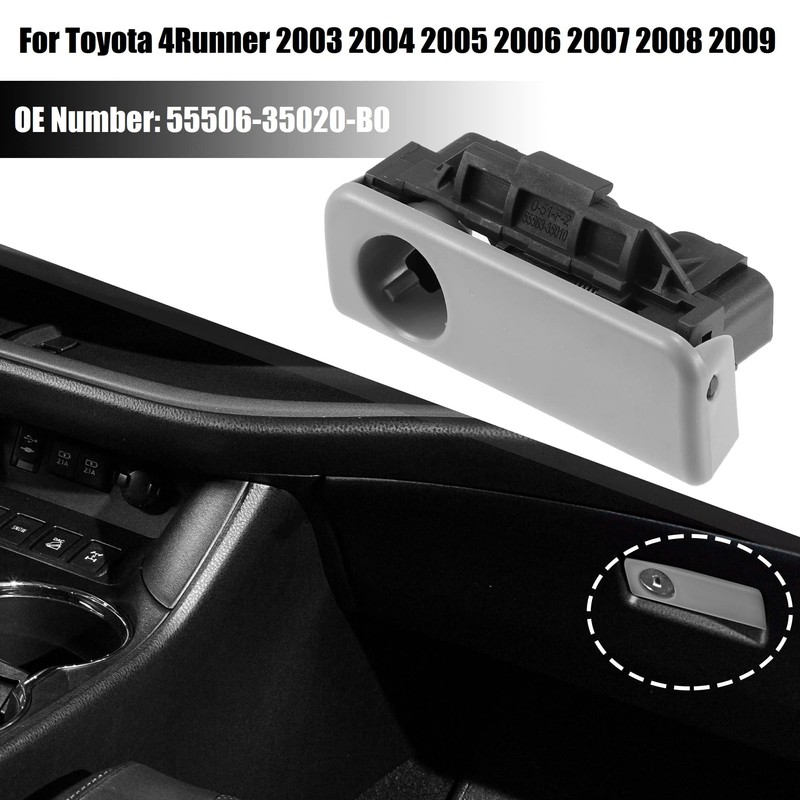 Unifizz Glove Box Latch Handle for Toyota 4Runner 2003-2009 Replace