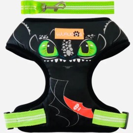 Arnés Pechera Ajustable Antitirones Para Perro Chico Mediano Chimuelo 5