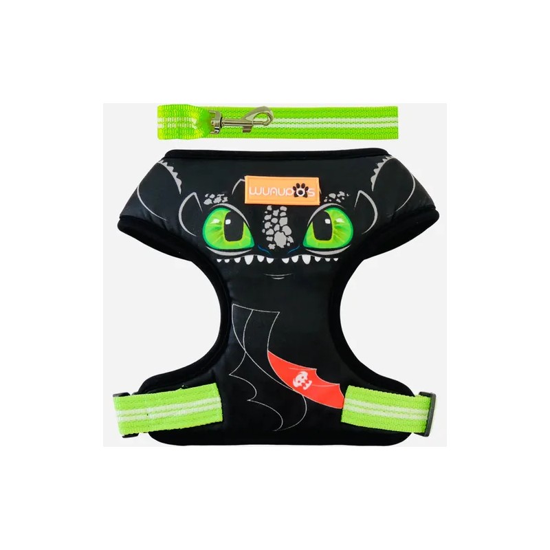 Arnés Pechera Ajustable Antitirones Para Perro Chico Mediano Chimuelo 5