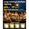 Solar Camping Lantern, 26800mAh Ultra Long Lasting Rechargeable LED Lantern