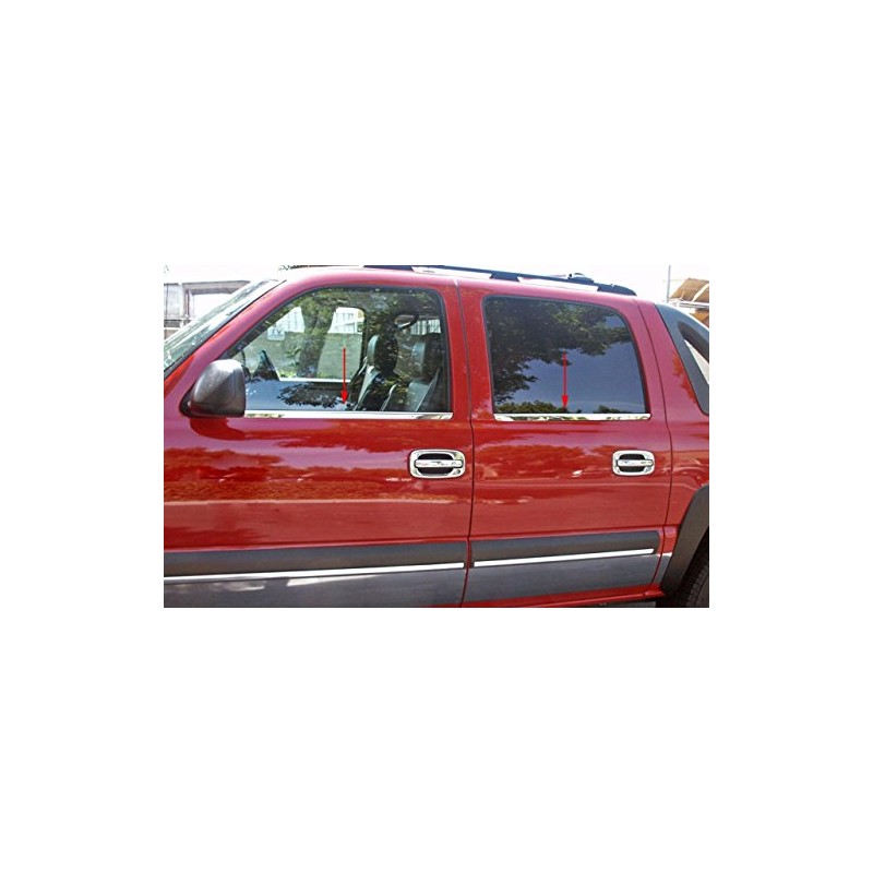 Sizver Polished Stainless Steel Window Sills Trims Compatible With 2000-2006