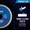 Mexco CMX Ceramic Materials Diamond Blade, High Performance & Fast