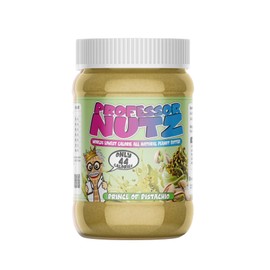 Professor Nutz Organic Peanut Butter- Low Calorie, Nut Butter, Natural Peanut Butter, Natural Fiber, Healthy Peanuts, Great source of Protein, 30 Essential Vitamins (12.41 Ounce, Pistachio)