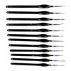 12Pcs Paint Brush Set for Face MakeUp Nail Scale Model