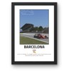 Lap Legends Barcelona F1 Track Framed Display Gift