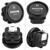 DC 8‑80V Round Mechanical Hour Meter Gauge Timer Hourmeter for